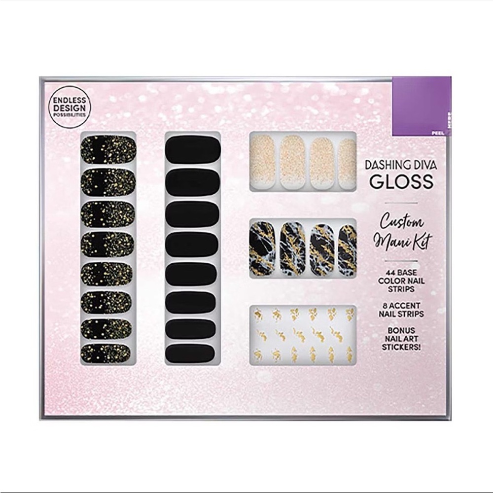 Black and Gold Mani Kit